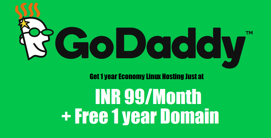 INR 99/Month Economy Hosting + Domain + Email