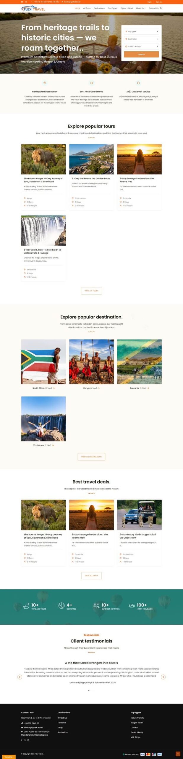 Flexi Travel Portfolio