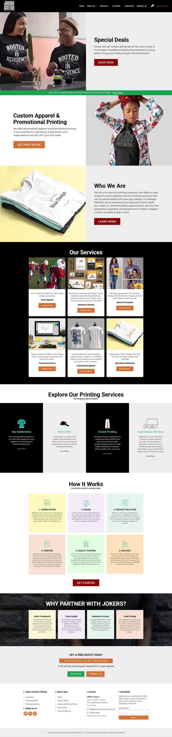 Jokers Custom printing